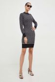 Сукня Guess колір чорний mini облягаюча (3598594)