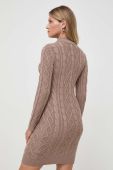 Сукня Guess колір коричневий mini облягаюча (3614859)