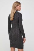 Сукня Guess колір сірий mini облягаюча (3614869)