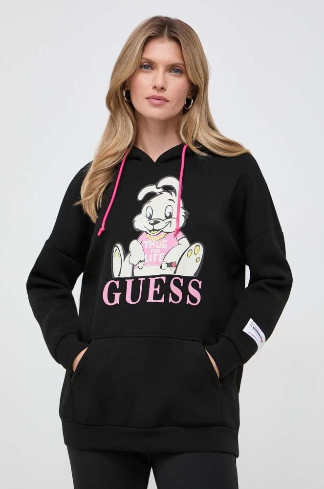 Сукня Guess Guess x Banksy колір чорний mini oversize