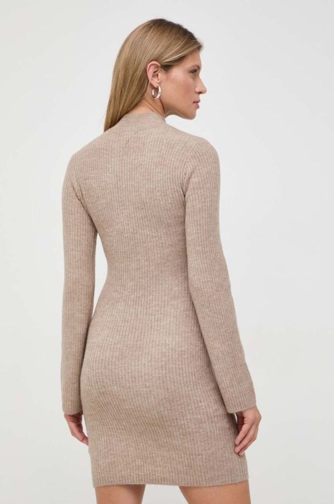 Сукня Guess колір бежевий mini облягаюча (3614875) фото 3