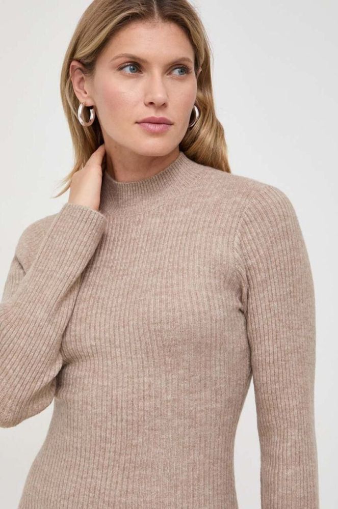 Сукня Guess колір бежевий mini облягаюча (3614875) фото 4