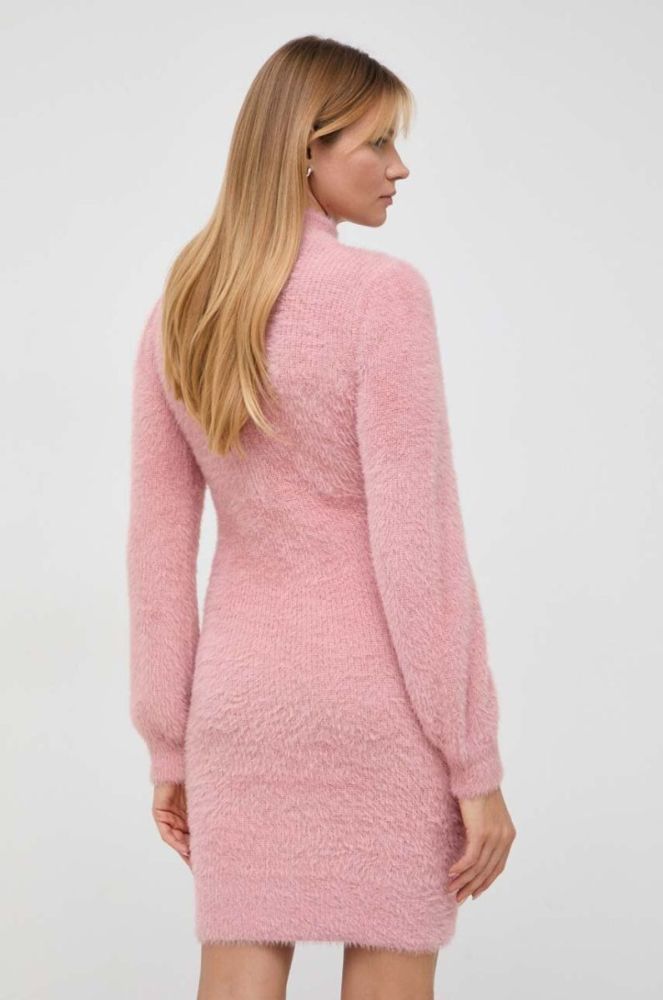 Сукня Guess колір рожевий mini облягаюча (3606247) фото 3