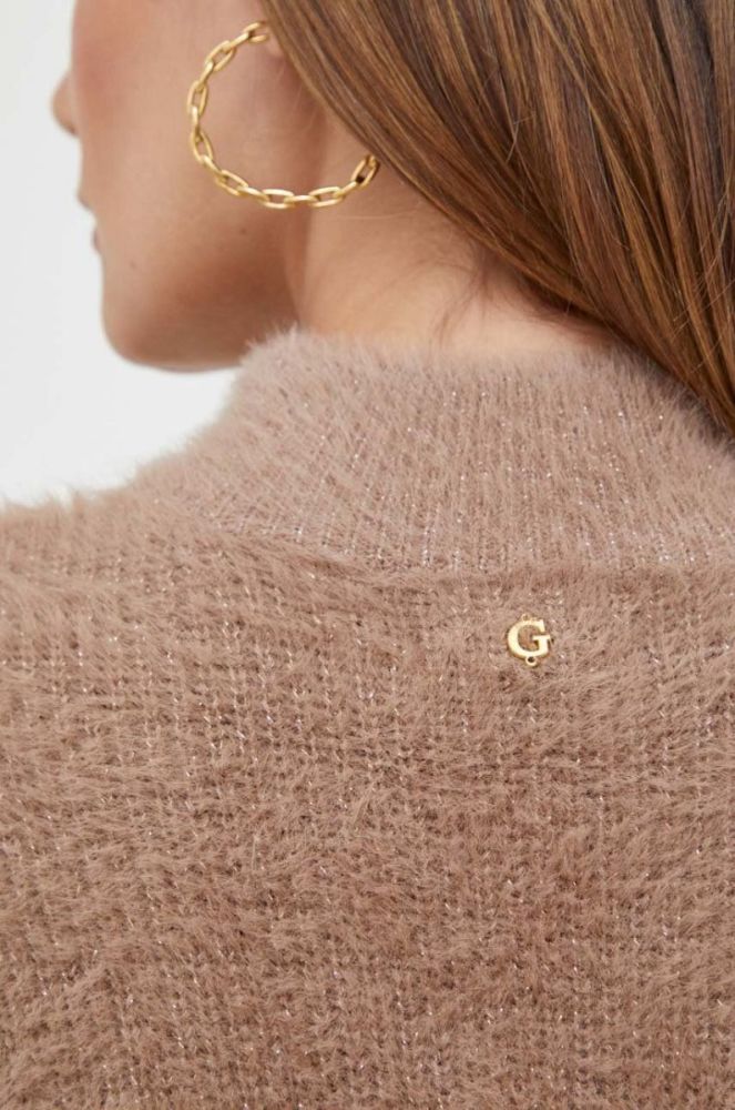 Сукня Guess колір коричневий mini облягаюча (3606237) фото 6