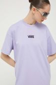 Бавовняна сукня Vans колір фіолетовий mini пряма