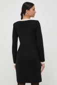 Вовняна сукня Luisa Spagnoli колір чорний mini пряма (3691315)