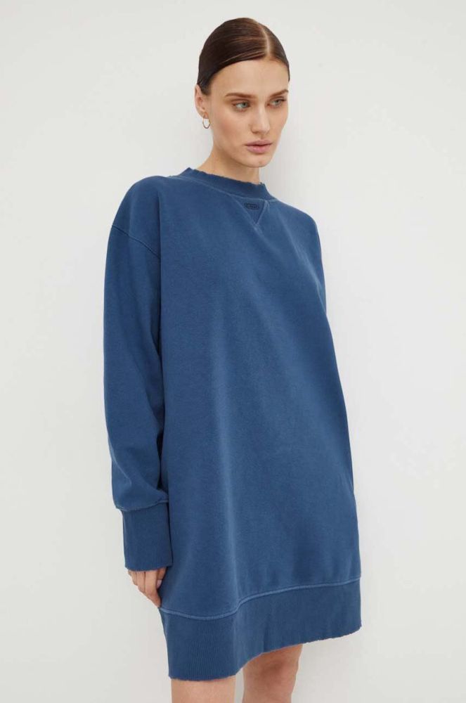 Сукня G-Star Raw колір синій mini oversize (3555229)