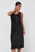 Сукня Max Mara Leisure колір чорний midi розкльошена (3538561)
