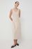 Сукня Max Mara Leisure колір бежевий midi розкльошена (3674266)