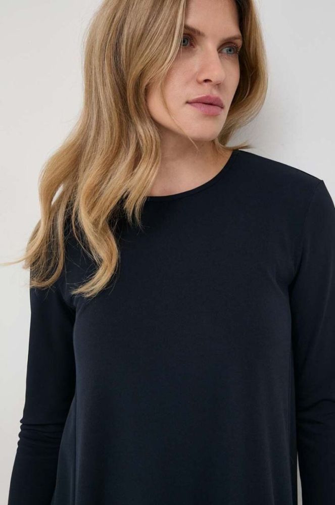 Сукня Max Mara Leisure колір синій mini розкльошена фото 4