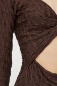 Сукня R?sum? колір коричневий maxi облягаюча (3568422)