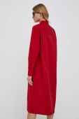 Бавовняна сукня United Colors of Benetton колір червоний mini oversize