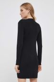 Сукня Sisley колір чорний mini облягаюча (3551398) Сукня Sisley колір чорний mini облягаюча (3551398)