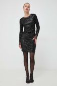 Сукня BOSS колір чорний mini облягаюча (3674285)