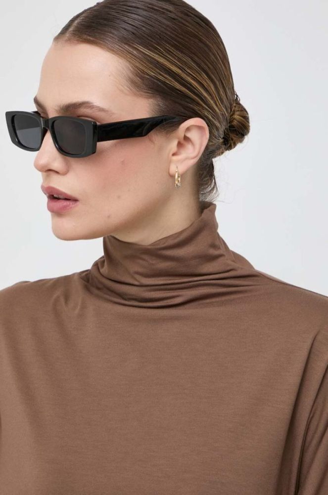 Сукня Pinko колір коричневий mini oversize фото 4