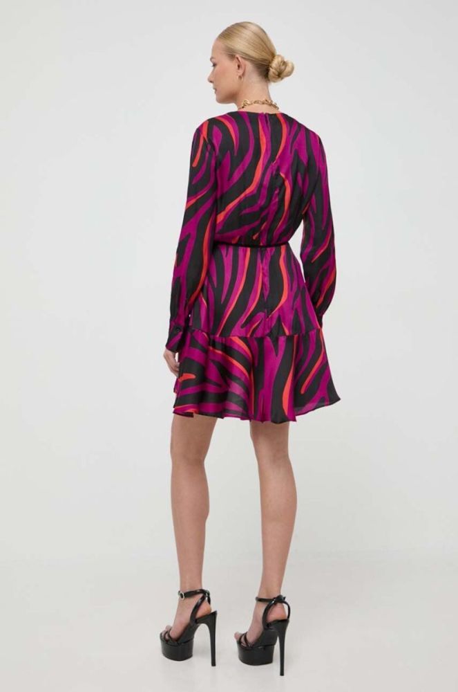 Сукня Pinko mini розкльошена колір барвистий фото 3
