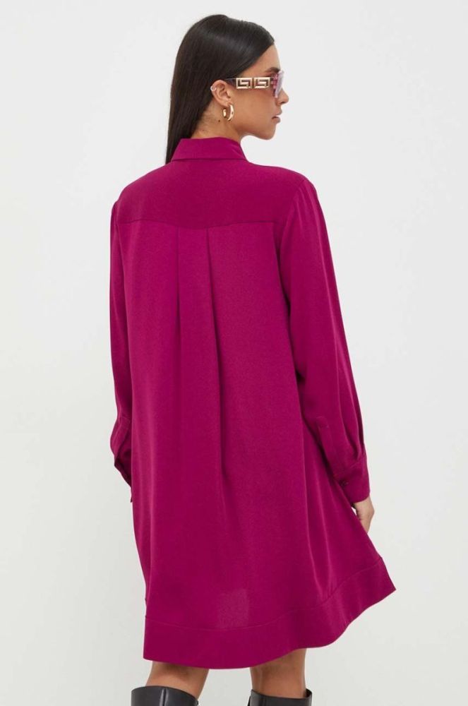 Сукня Pinko колір фіолетовий mini oversize фото 3