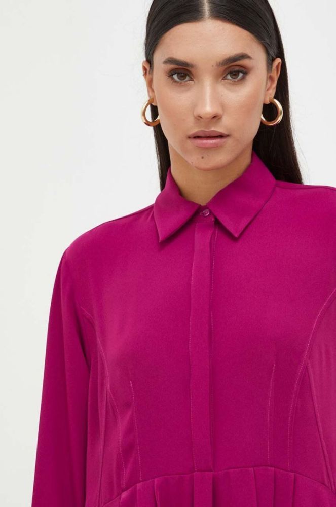 Сукня Pinko колір фіолетовий mini oversize фото 6