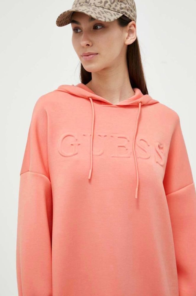 Сукня Guess колір помаранчевий mini oversize фото 4