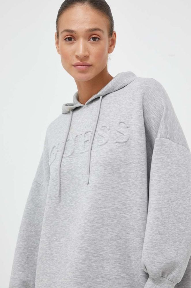 Сукня Guess колір сірий mini oversize фото 4