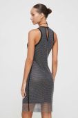 Сукня HUGO колір чорний mini облягаюча (3618727)