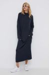 Вовняна сукня Tommy Hilfiger колір синій maxi пряма