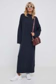 Вовняна сукня Tommy Hilfiger колір синій maxi пряма