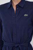 Бавовняна сукня Lacoste колір синій mini пряма (3542414)