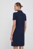 Бавовняна сукня Lacoste колір синій mini пряма (3542418)