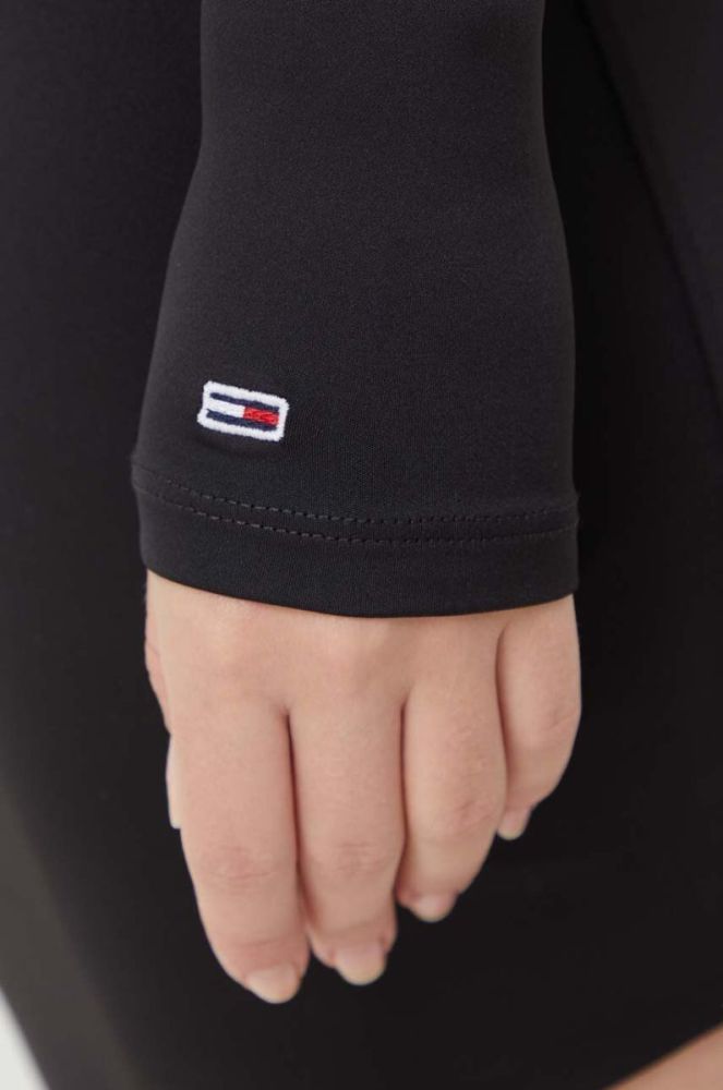Сукня Tommy Jeans колір чорний mini облягаюча (3542427) фото 5