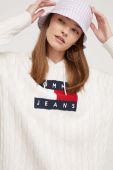 Сукня Tommy Jeans колір бежевий mini oversize