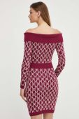 Сукня Marciano Guess колір бордовий mini облягаюча (3547630)