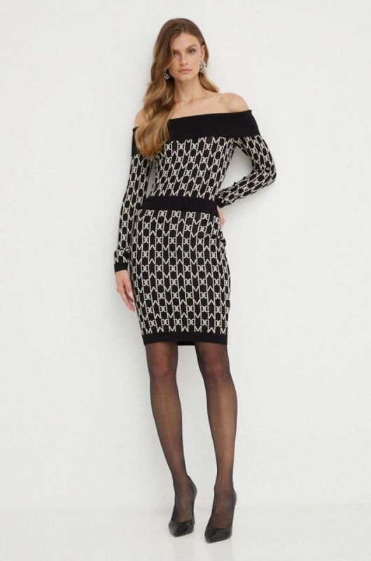 Сукня Marciano Guess колір чорний mini облягаюча (3547631) фото 2