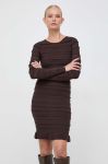 Сукня Marciano Guess колір коричневий mini облягаюча (3582962)