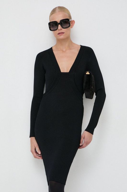 Сукня Marciano Guess колір чорний mini облягаюча (3582973) фото 2