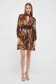 Сукня Marciano Guess колір коричневий mini розкльошена (3674417)