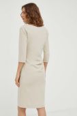 Сукня Tiger Of Sweden колір бежевий mini облягаюча