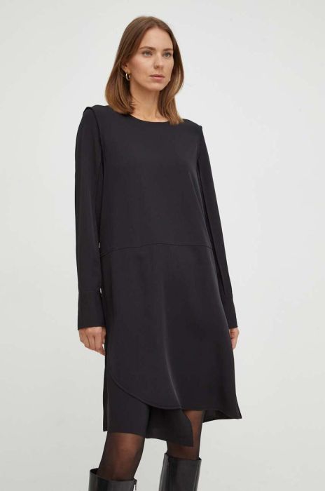 Сукня Tiger Of Sweden колір чорний mini пряма (3602988)