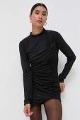 Сукня Patrizia Pepe колір чорний mini облягаюча (3547640)