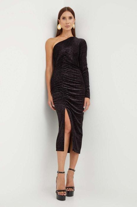 Сукня Patrizia Pepe колір чорний midi облягаюча (3568453)