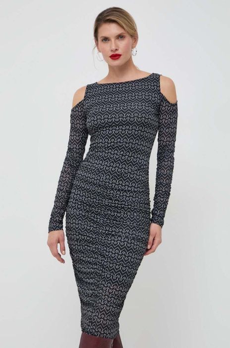 Сукня Patrizia Pepe колір чорний mini облягаюча (3651636)