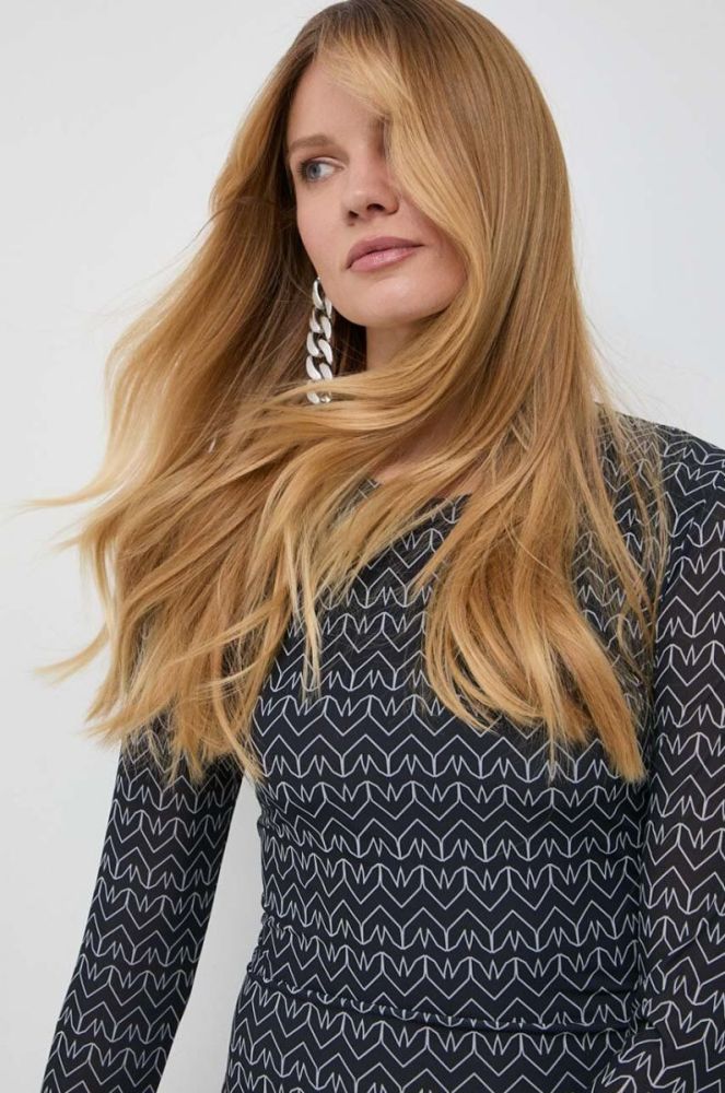 Сукня Patrizia Pepe колір чорний maxi облягаюча (3654016) фото 4
