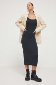 Сукня Superdry колір чорний midi облягаюча (3490291)