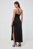 Сукня Bardot колір чорний maxi пряма (3575854)