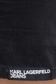 Джинсова сукня Karl Lagerfeld Jeans колір чорний mini облягаюча