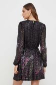 Сукня Twinset колір чорний mini розкльошена (3593713)