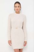 Сукня Twinset колір бежевий mini облягаюча (3635331)
