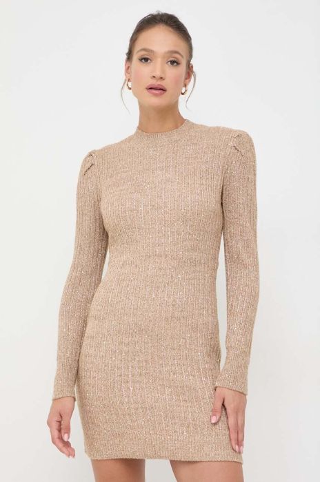 Сукня Twinset колір бежевий mini облягаюча (3635335)