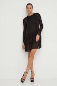 Сукня Twinset колір чорний mini пряма (3648470)