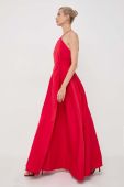 Сукня Twinset колір червоний maxi розкльошена